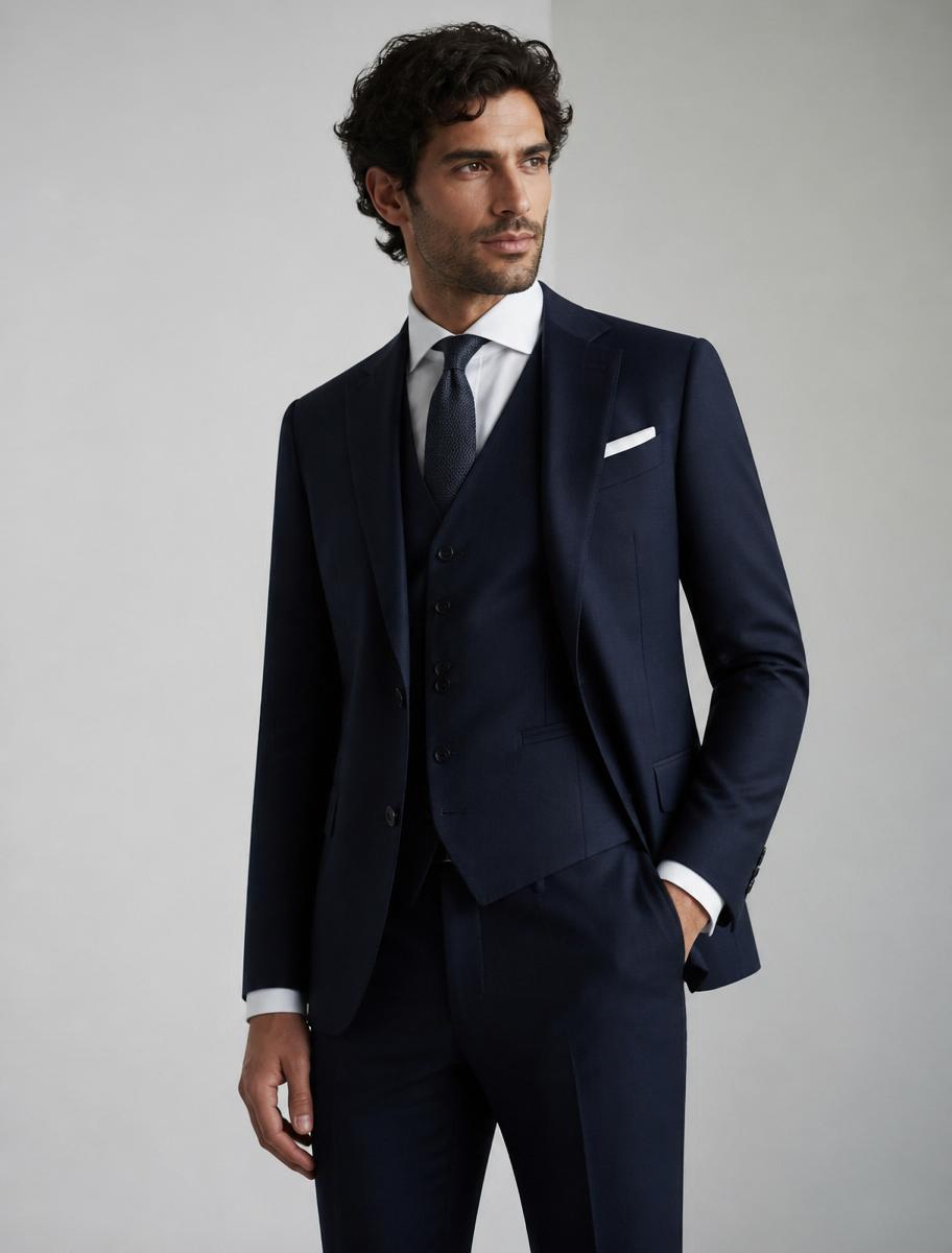 Sugestão de traje masculino: terno completo